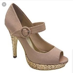 Limelight Peep Toe Sequin Party Sandal Heel 10